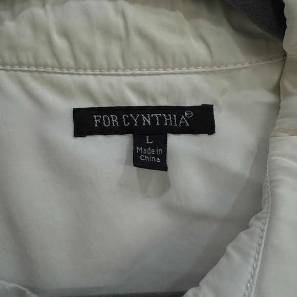 For Cynthia Cream Ruffled Blazer - Picture 5 of 8